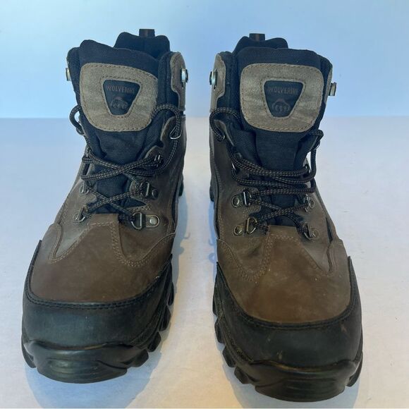 Wolverine Men's Waterproof Hiking Boots Brown/Black Size 11M Lace Up - Picture 2 of 10